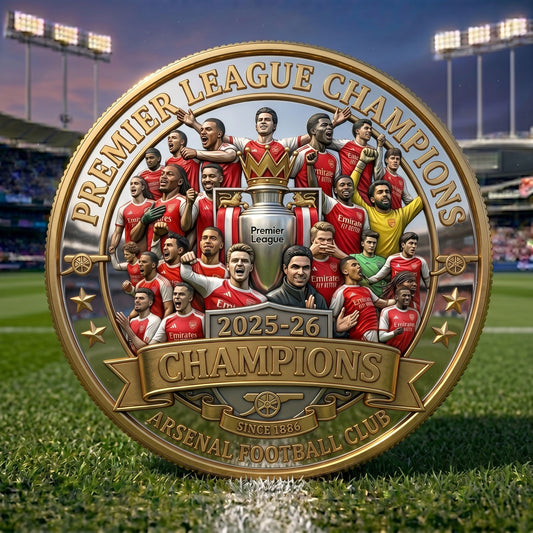 Arsenal 2025–26 Premier League Champions Commemorative Coin