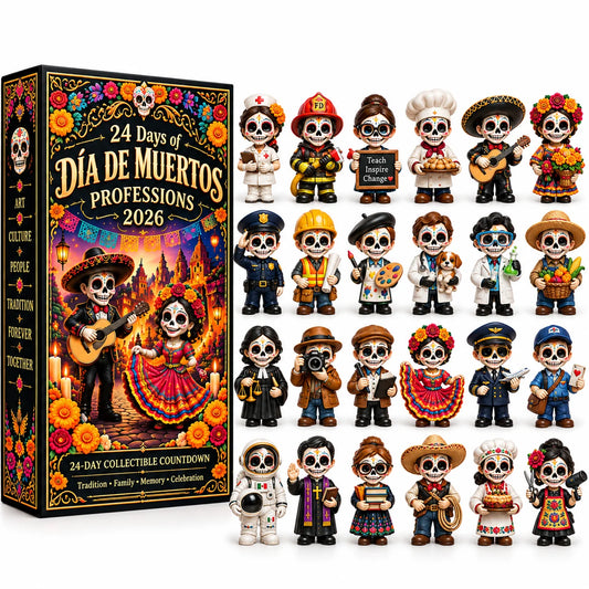 HeritageViva – 24 Unique Calavera Miniatures Countdown