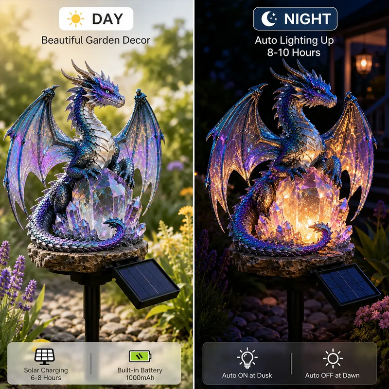 DragonGlow – Crystal Dragon Night Light