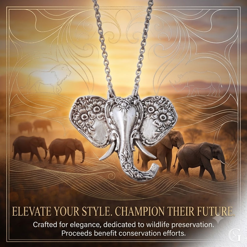 PureLegacy – Premium Elephant Conservation Pendant Necklace