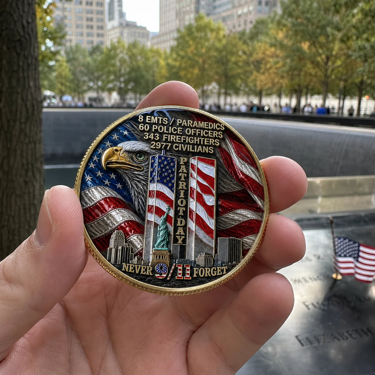 SacredLegacy – 9/11 Commemorative Challenge Coin
