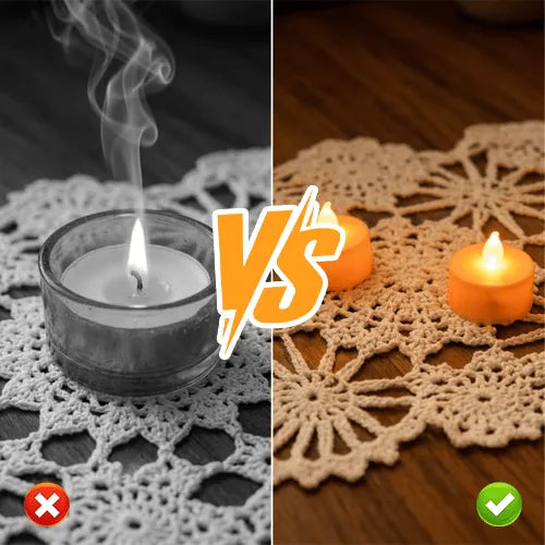 GlowLume – Battery-Powered LED Candle Light