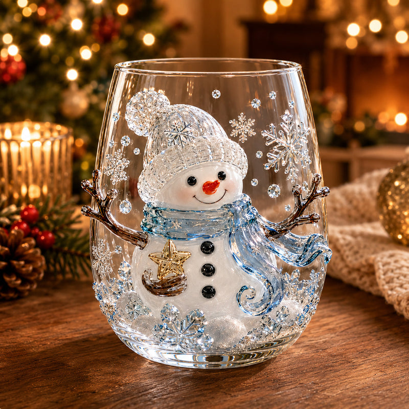 CrystalFest – Luxury 3D Christmas Glass Art Cup