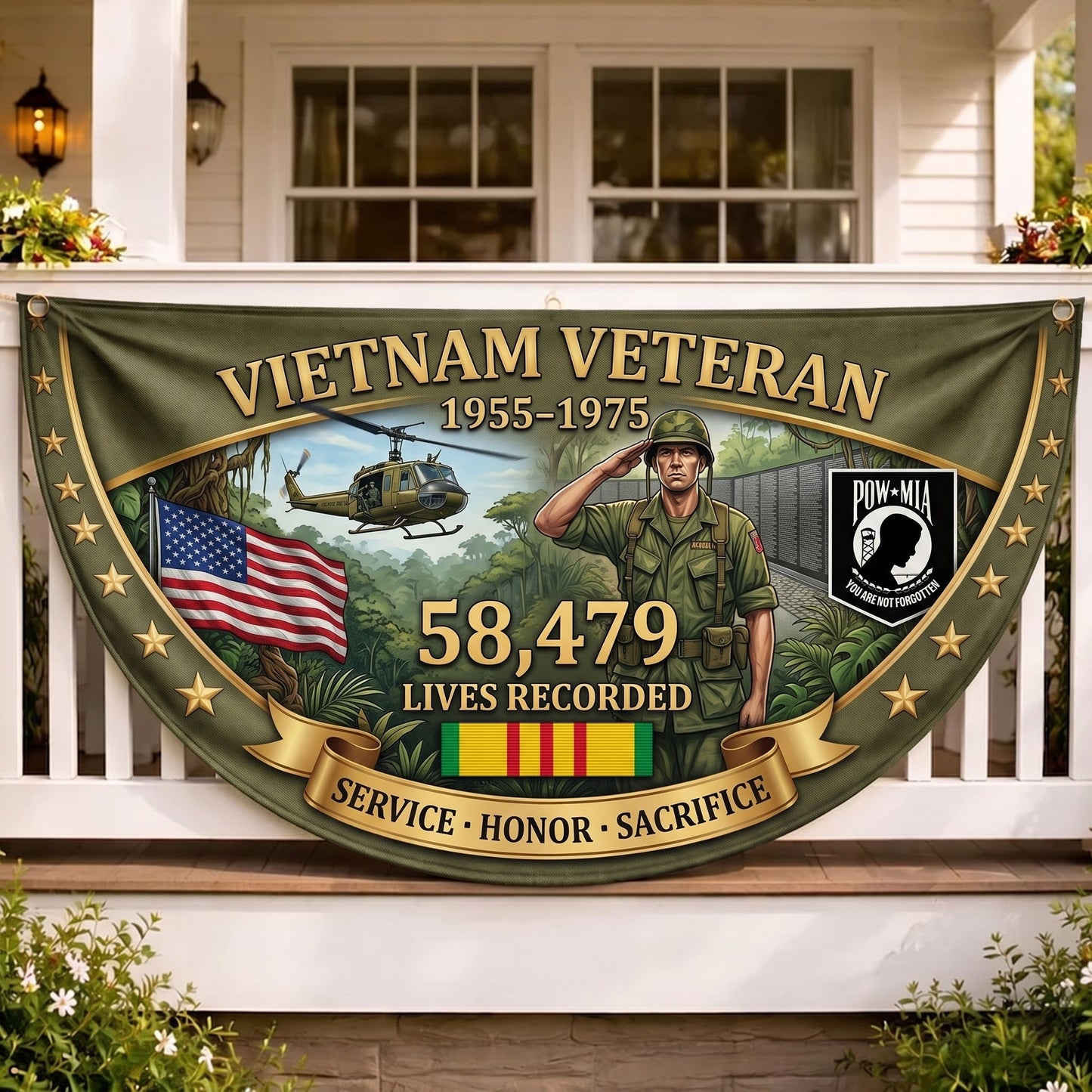 🇺🇸 Last Day Promo: 49% OFF 🎖️Vietnam Veteran Tribute Banner