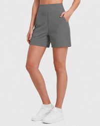 FlexEllea – High-Waisted Athletic Bermuda Shorts