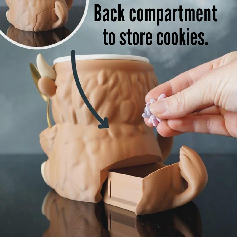 CozyScoop – Highland Cow Dessert Mug Cup