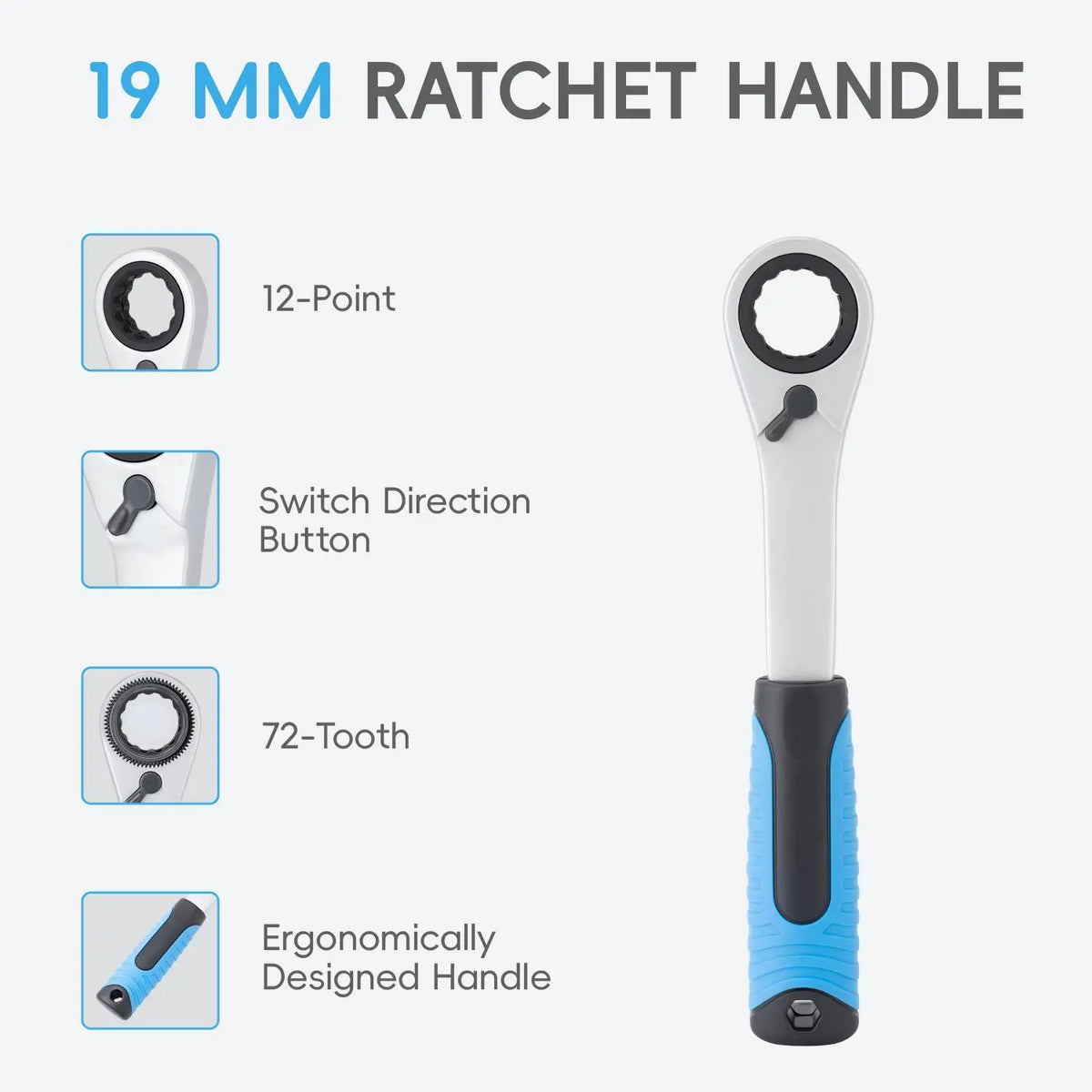 RatchetMax – 17-Piece Pass-Through Socket Kit