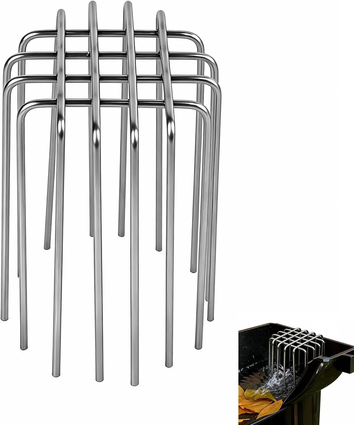LeafBlock – Premium 304 Stainless Gutter Protection