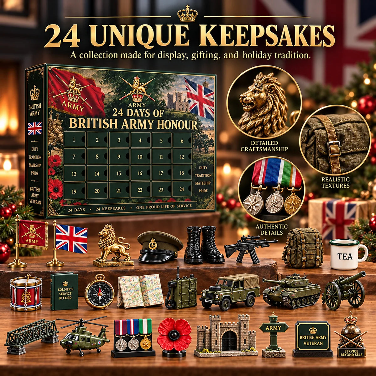 ServiceCrown – British Army Inspired Advent Calendar