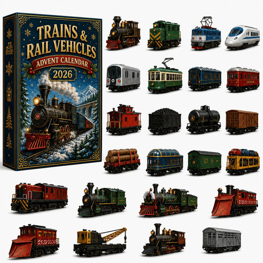 RailCrest – 24-Day Trains & Rail Vehicles Advent Calendar 2026