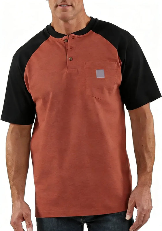 StyleFusion – Premium Color Block Casual Shirt