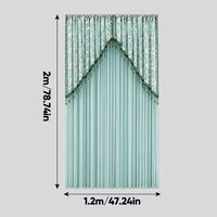 Bloomveil – Floral Embroidery Door Curtain