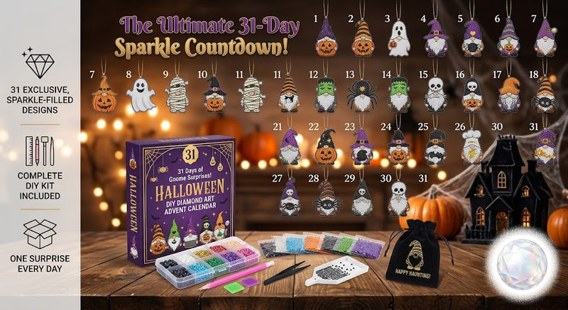 SpookySpark – Halloween Diamond Art Surprise Calendar