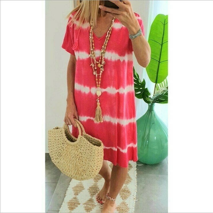 Freya - Women's Relaxed Bohemian Summer Dress