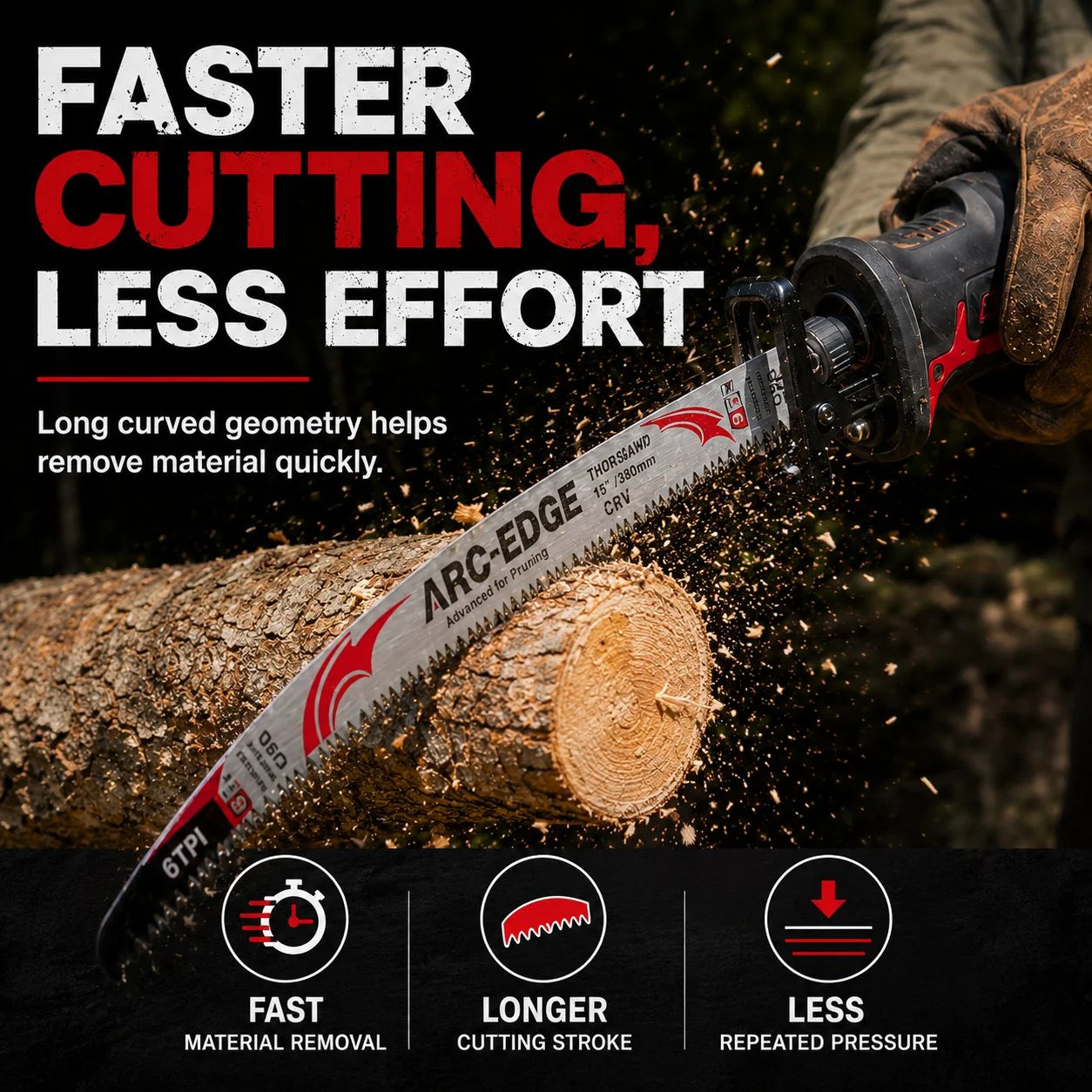 TimberEdge – Curved Pruning Saw Blades