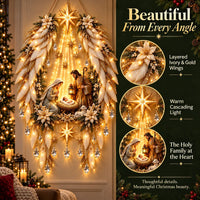 SacredRadiance – Holy Family Lighted Wall Décor