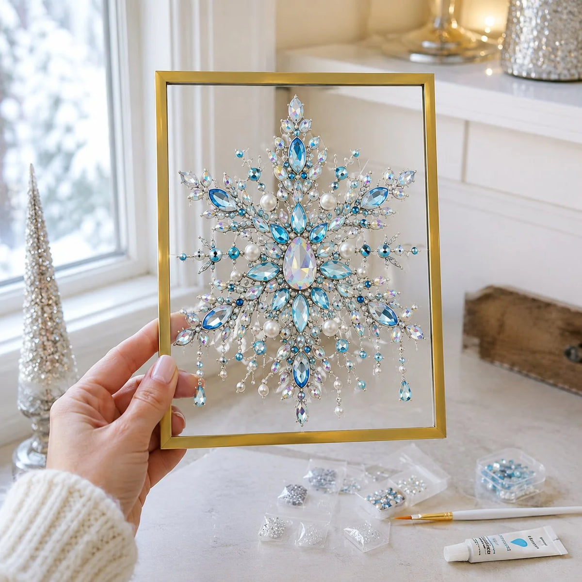 SparkleTree – Christmas Gem & Pearl Art Kit