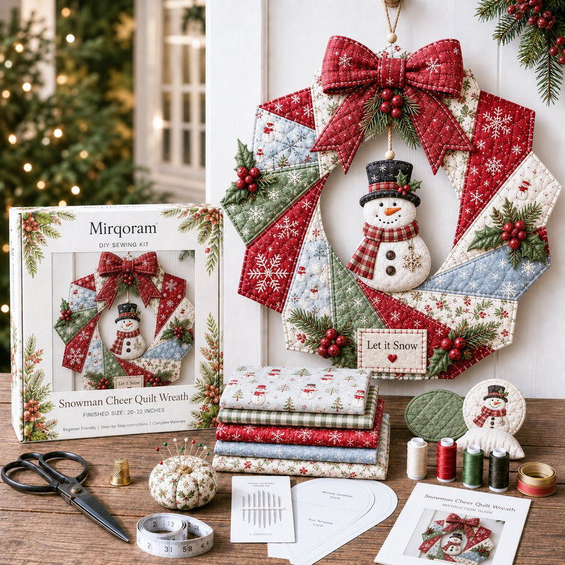 ChristmasCraft – Festive Fabric Wreath Making Kit