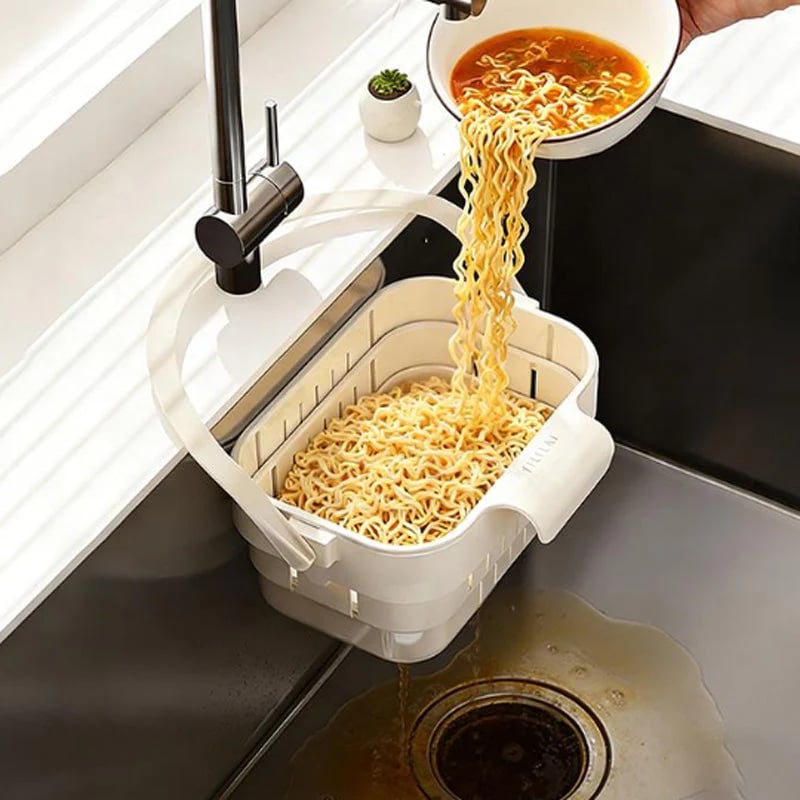 SinkMaster – Hangable Kitchen Sink Strainer & Storage Basket