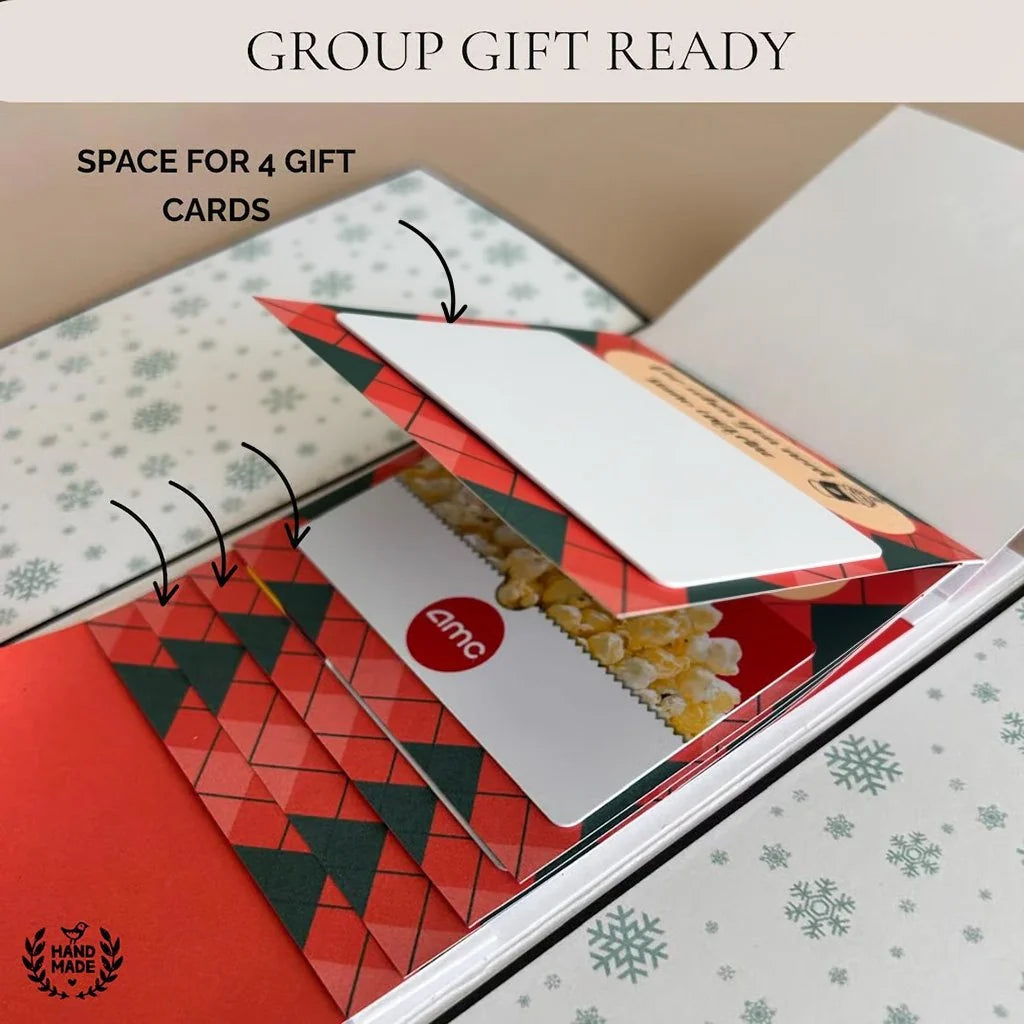MerryMuse – Handmade Christmas Gift Card Holder Booklet