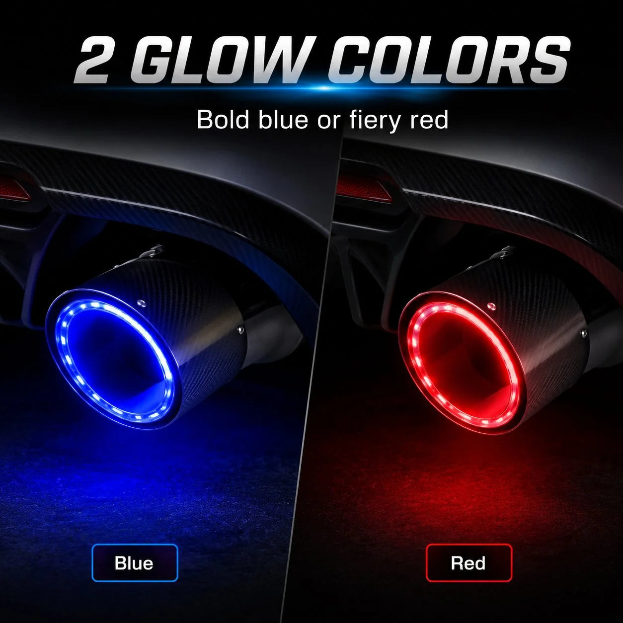 TurboFlare – Premium Carbon Fiber LED Exhaust Pipe