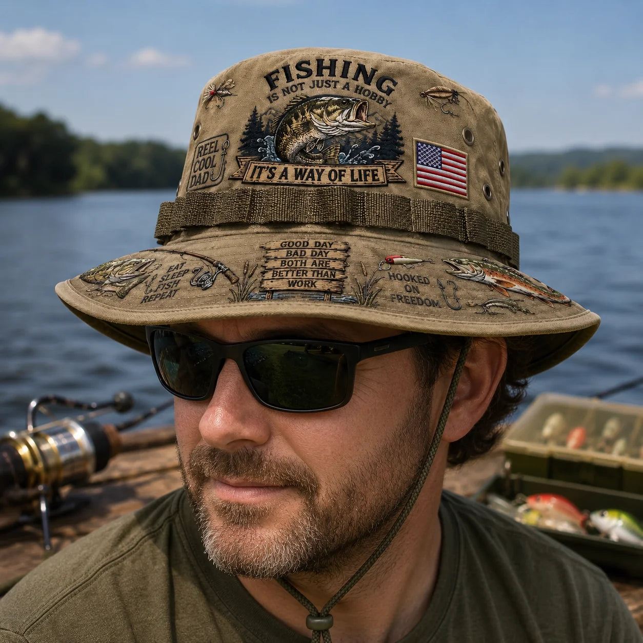 TrailGuard – Wide Brim Outdoor Fishing Hat