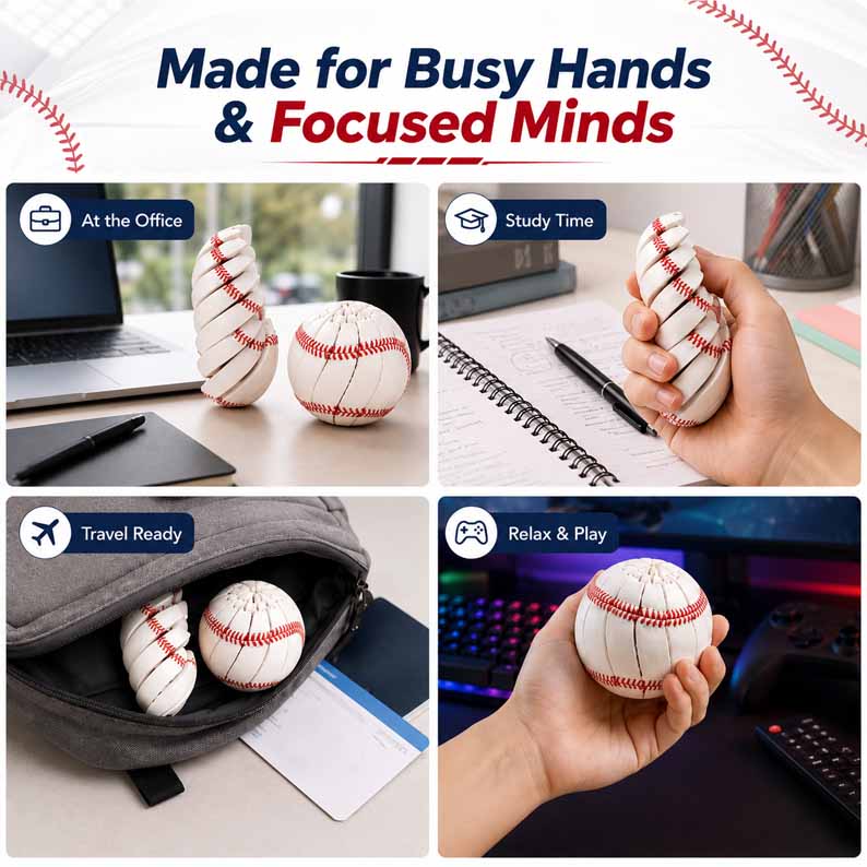 ⚾Last Day 60% OFF - Baseball Fidget Ball Toy