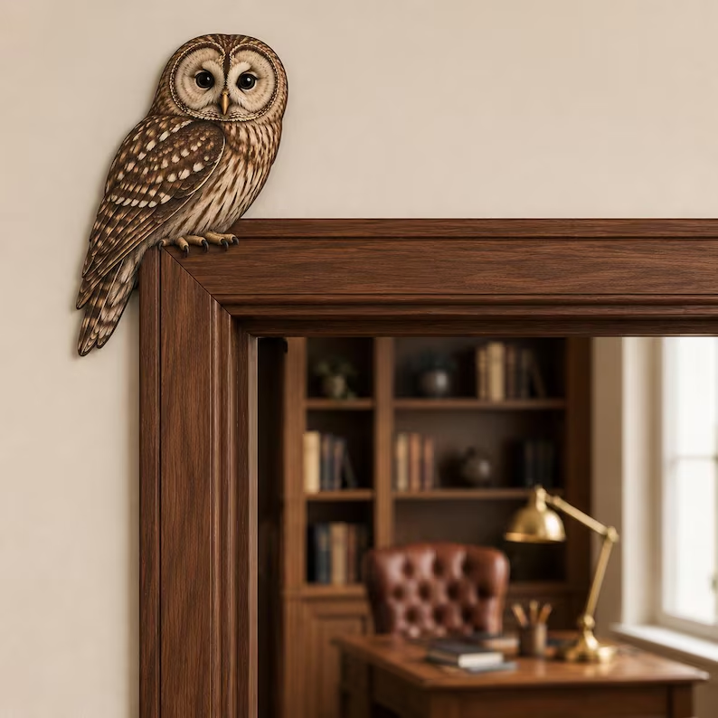 BirdsHaven – Woodland Birds Door Topper