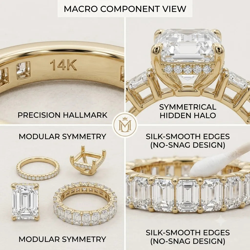 Lumière – Classic Emerald Cut Luxury Diamond Ring