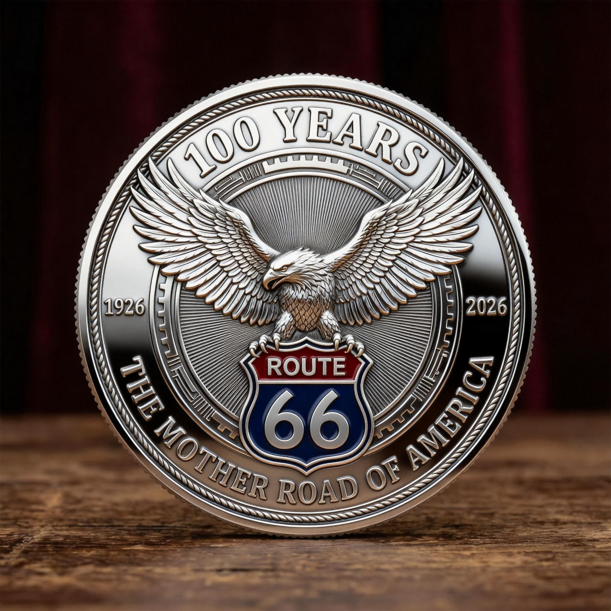🏆Flash Sale 60% OFF -🛣️ Route 66 – 100 Years of Freedom Commemorative Coin
