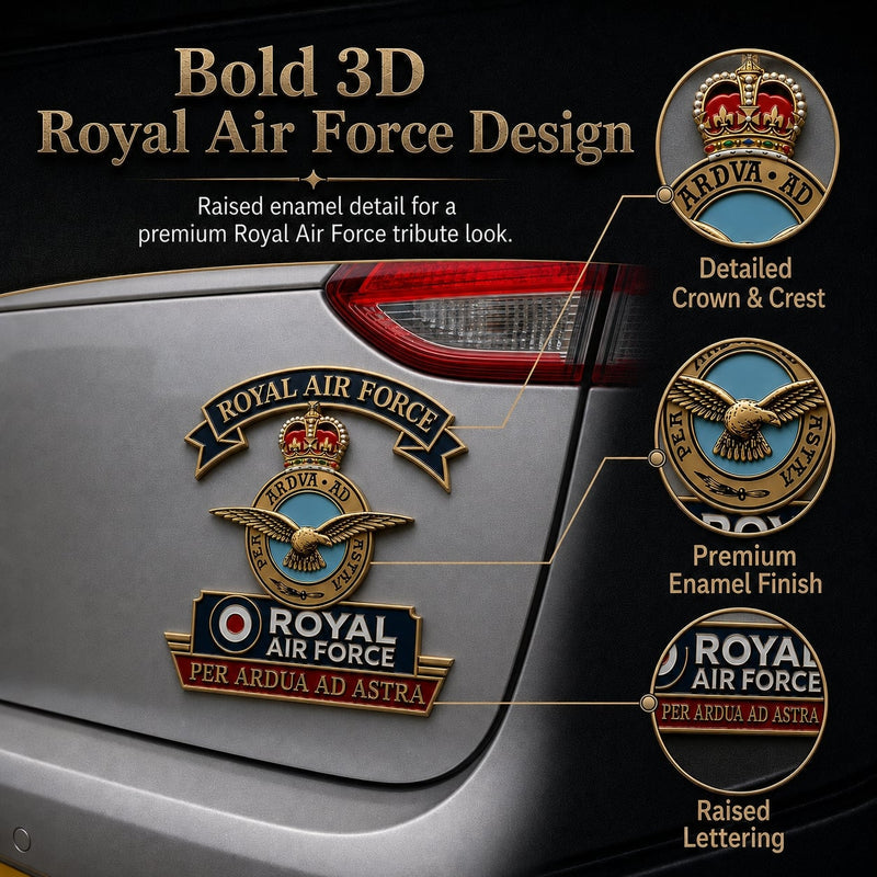 AstraCrest – Royal Air Force Tribute Car Emblem