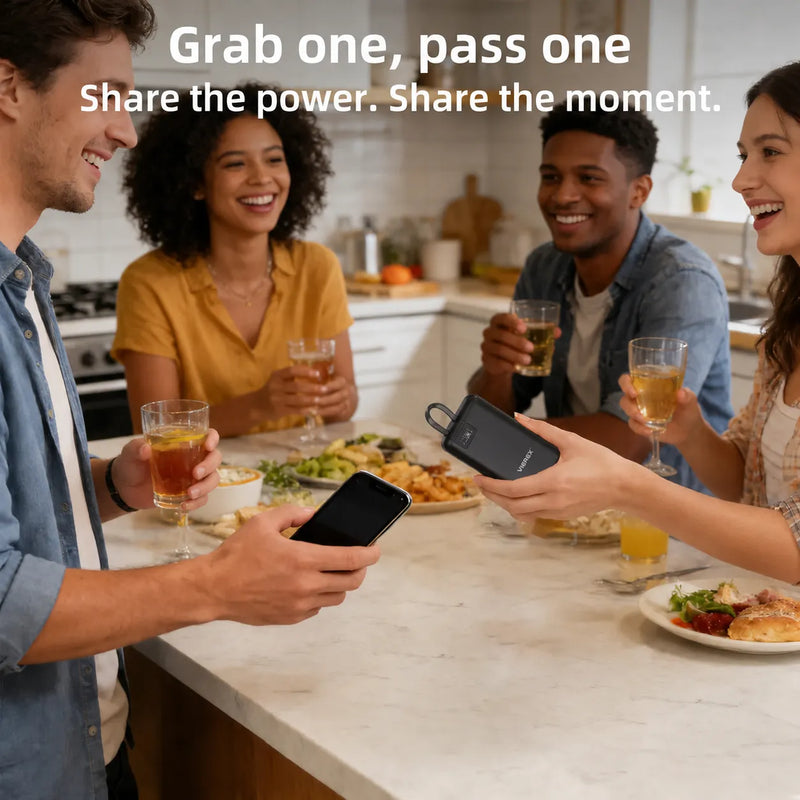 PowerNest – 10000mAh Portable Charger with Dock