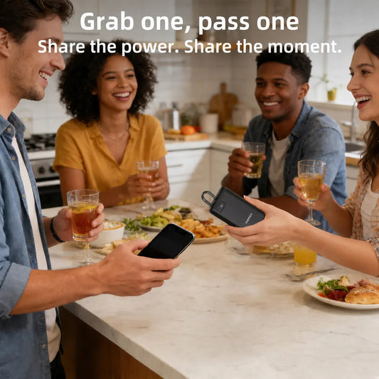 PowerNest – 10000mAh Portable Charger with Dock