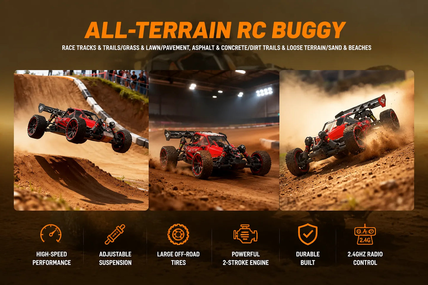 BeastRunner – High Performance 29CC Off-Road RC Buggy