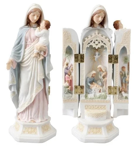 Nativity Triptych Statue – Timeless Christmas Art & Family Heirloom 🎄❤️