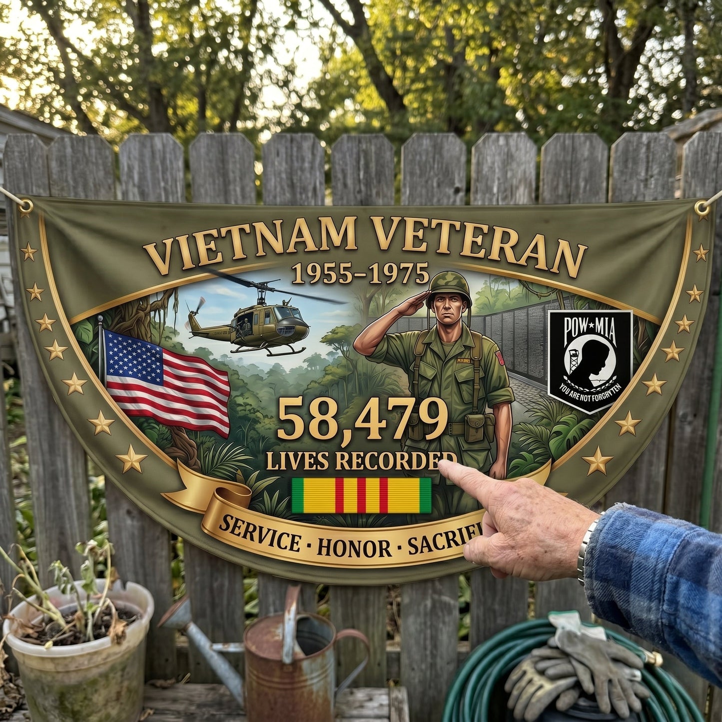 🇺🇸 Last Day Promo: 49% OFF 🎖️Vietnam Veteran Tribute Banner