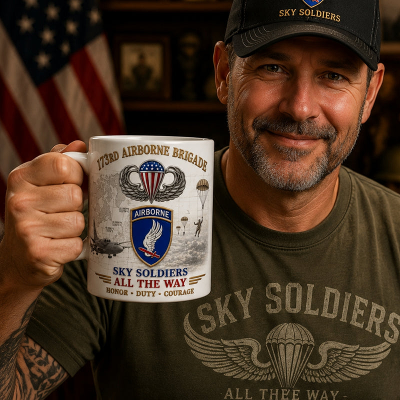 SkyWarrior – U.S. Army Paratrooper Tribute Mug