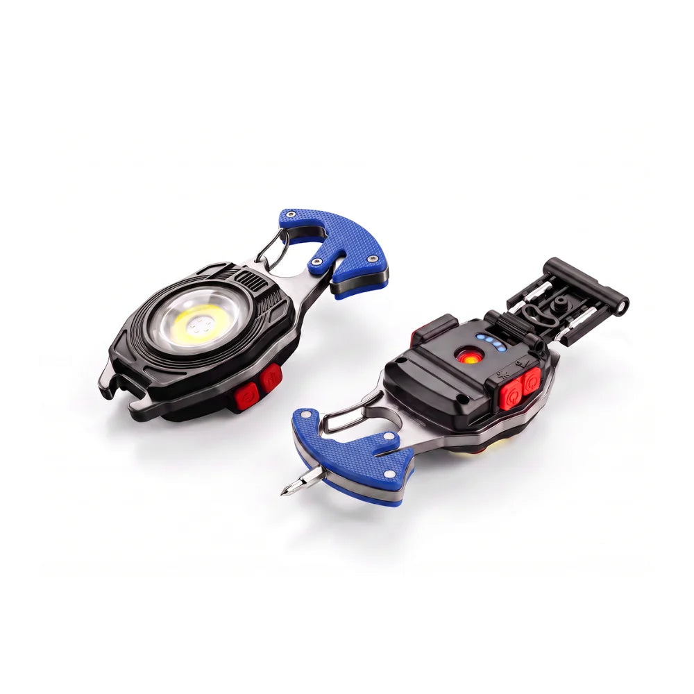 LuminoGear – 8-In-1 Multifunctional Keychain Flashlight