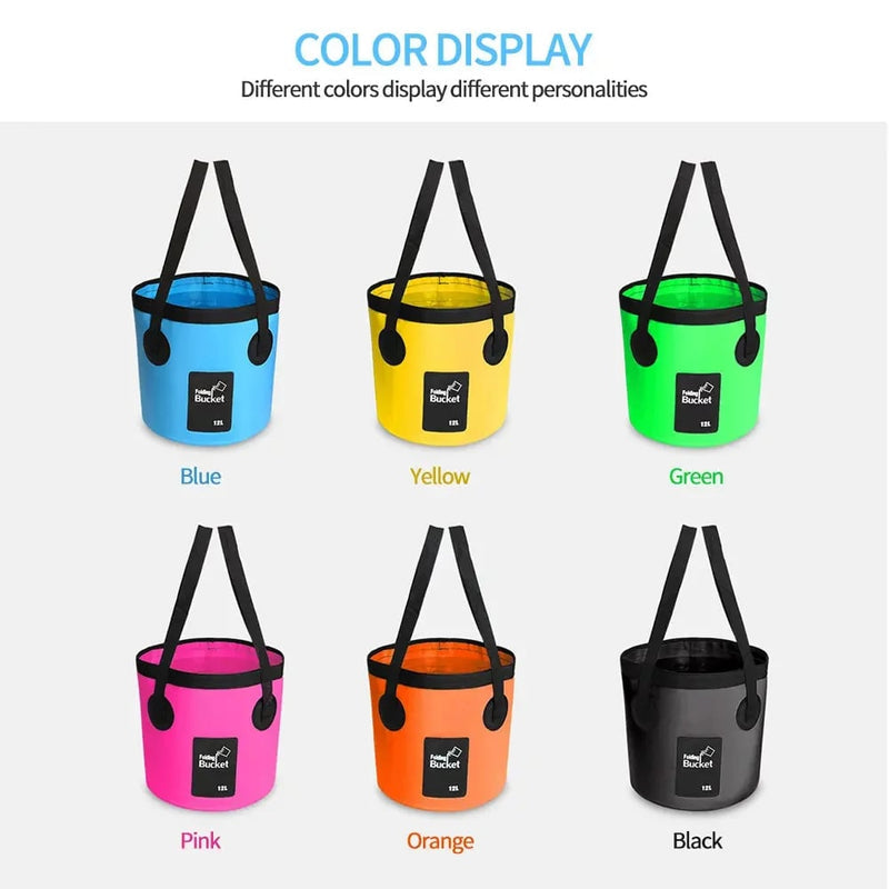 AquaFold – Portable Foldable Outdoor Water Bucket