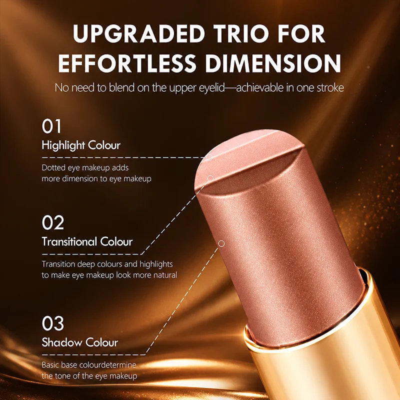 RadiantTouch – Waterproof Glitter Eyeshadow Trio