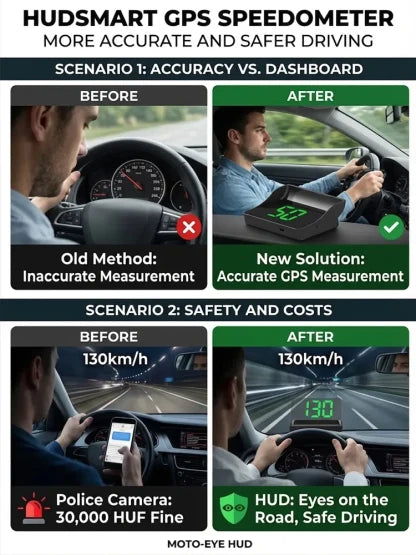 DriveSight – Smart GPS Head-Up Display Speedometer