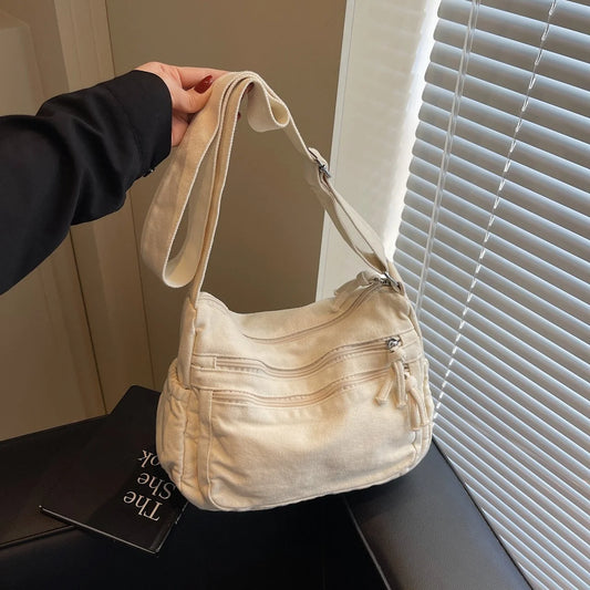 RusticCarry – Washed Canvas Shoulder Messenger Bag