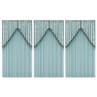 Bloomveil – Floral Embroidery Door Curtain