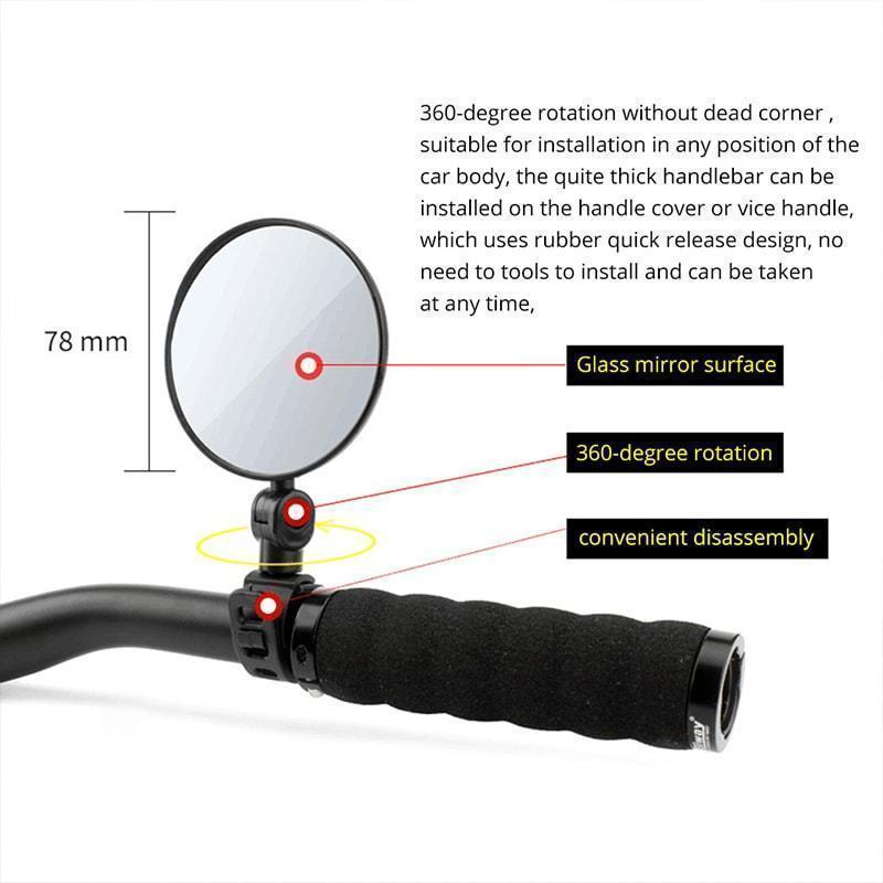 ClearRide – Wide Angle Cycling Mirror