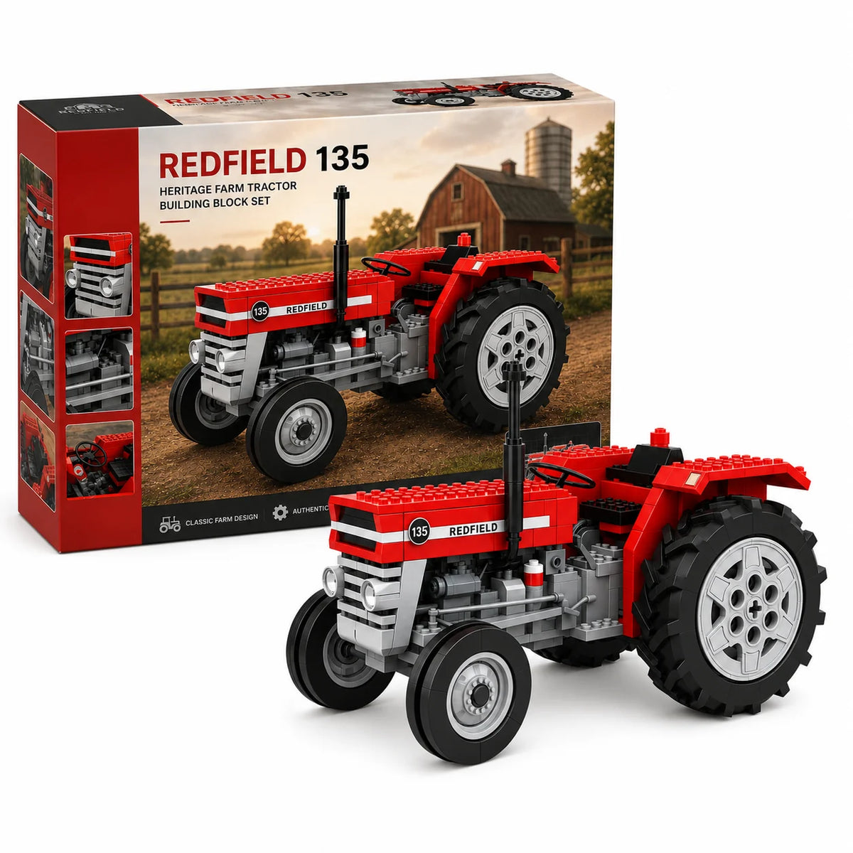 FieldMaster – Classic Agricultural Tractor Model Kit