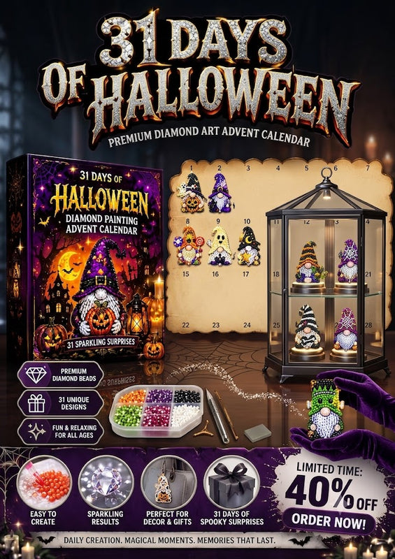 SpookySpark – Halloween Diamond Art Surprise Calendar