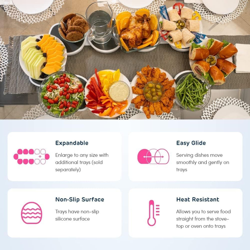 SpinServe – Rotating Dining Table Rack