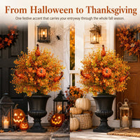 FallBloom – Full Foliage Autumn Pumpkin Garden Stakes