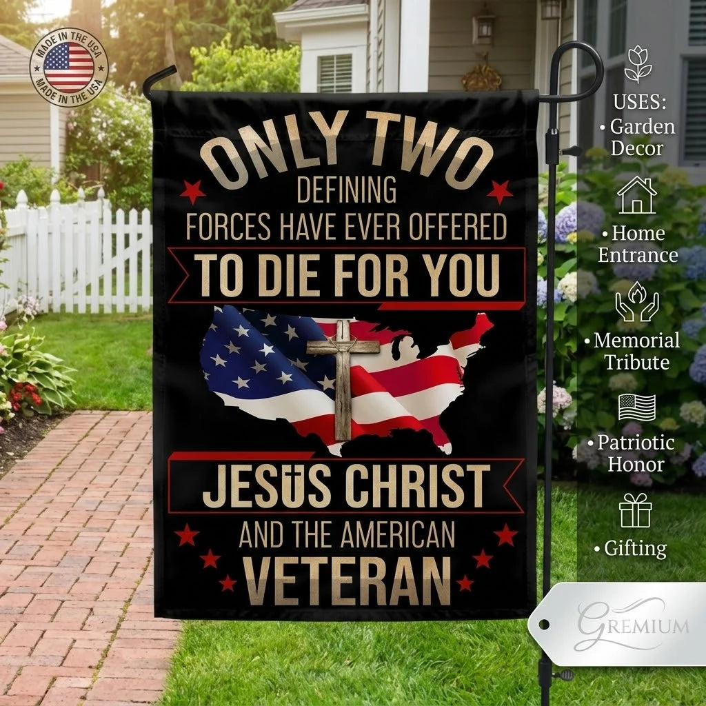 HonorWave – Premium Veteran Tribute Garden Flag