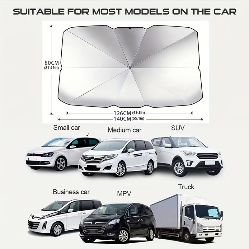 ShadeForce – Portable Vehicle Windshield UV Protector